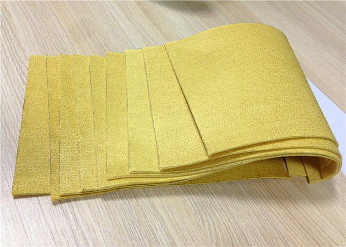 Anti Oxidation Needle Felt Filter Cloth 125mm P84 Irregular Leaf Shaped Section