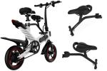 Electric Folding Commuter Bike , Electric Pedal Bike 25KM / H Adjustable Speed