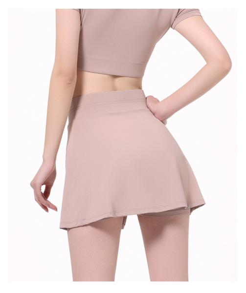 Buy cheap Custom Pleated Womens Tennis Skirt high Elastic Girls Sportswear from wholesalers