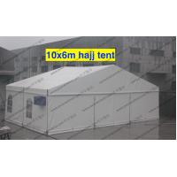 Buy cheap PVC Canvas White Commercial Storage Tents 10 x 6m Transparent Church Windows AC product