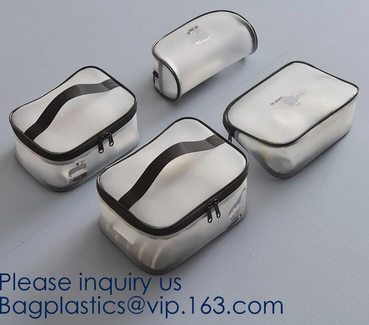 Hanger bags, Clothes Underwear, Large Clear Makeup Bag Toiletry Cosmetic Organizer Bag Portable Travel Toiletry Tote Bag