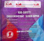 Stand Up Child Resistant Zip Lock Bags, Smell Proof Child Safe Packaging Bags
