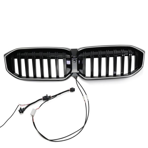 Buy cheap Gloss Black Car Styling Racing Grills Middle Grille With Light For BMW 3 Series G28 2023+ Auto Parts And Accessories from wholesalers