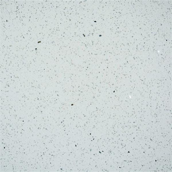 Quality Resin Fiber 20MM White Dove Glass Quartz With Countertop Table Tops for sale