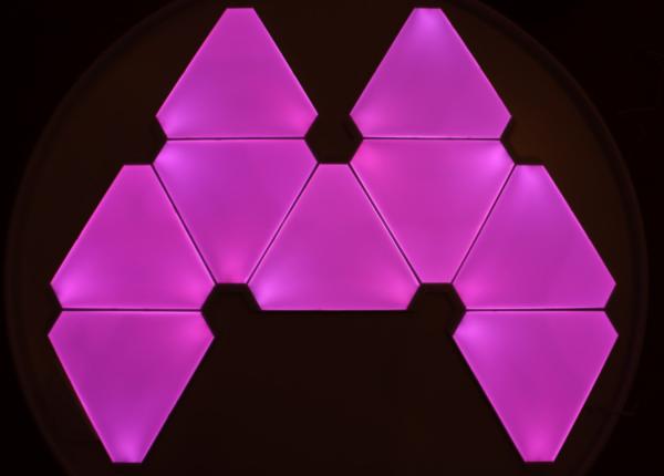 Buy cheap Splicing Modular Triangle LED Lights Intelligent RGB 240V from wholesalers