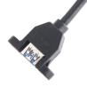 Buy cheap USB 3.0 Front Panel Motherboard 19/20 Pin Cable To USB Female Splitter Adapter Extension Connector from wholesalers