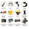 Buy cheap ZM10 Kubota Engine Diesel Digger Mini Pelle 1 Ton Excavator Machine from wholesalers