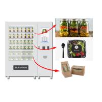 Buy cheap Refrigerated Automatic Fruit Fresh Salad Vending Machine 22 Inch Advertising product
