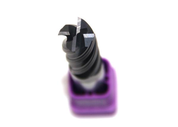 Buy cheap Solid Tungsten CNC End Mill Bits for Hardened Steel Four Flute Coated from wholesalers