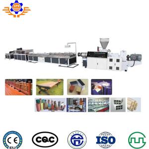Buy cheap 75kw Floor Profile Wpc Extrusion Line Line Plastic Wood Deck Pvc Floor Making Machine from wholesalers