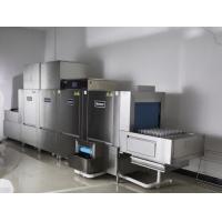 Buy cheap OEM Flight Type Dishwasher 380V Portable Industrial Dishwasher product