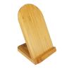Buy cheap Desktop Phone holder 10W Bamboo made fast Charging Portable Wireless Charger 9V-2-3A from wholesalers