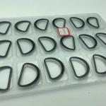 Polished Letter D Bag Metal Buckle Rack Plated Adjustable