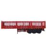 Buy cheap Stainless Steel 3 Axle Cargo Trailer / Skeleton Semi Trailer For Construction Site from wholesalers