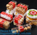 Food Grade Custom Clear Hard Cylinder Small PET Plastic Packaging Boxes