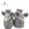 Buy cheap Warm Infant Baby Girl Shoes Grey Rat Shoe PP Cotton 10 X 9cm from wholesalers