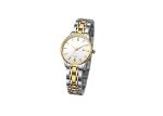 Couple Quartz Stainless Steel Watch Water Resistant Mineral Glass With Calendar