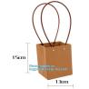 Buy cheap Logo Personalized Portable Bouquet Flower Carrier Gift Packing Paper Bag,Kraft Paper Laminated Pp Woven Paper Bag Flower from wholesalers