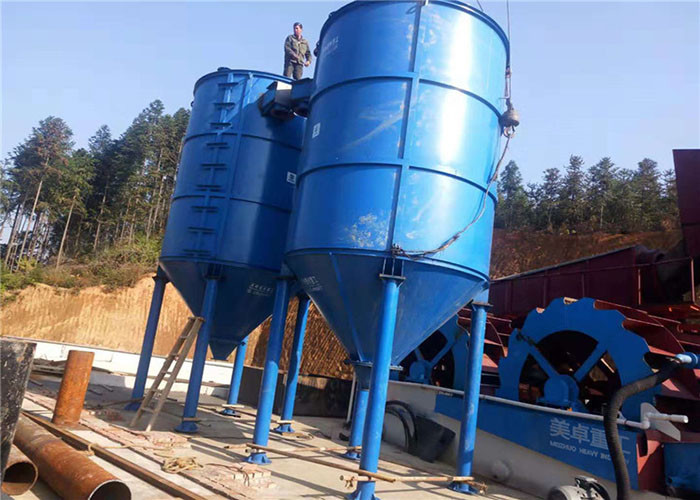 Mining sludge tailing deep cone thickener for ore concentrate