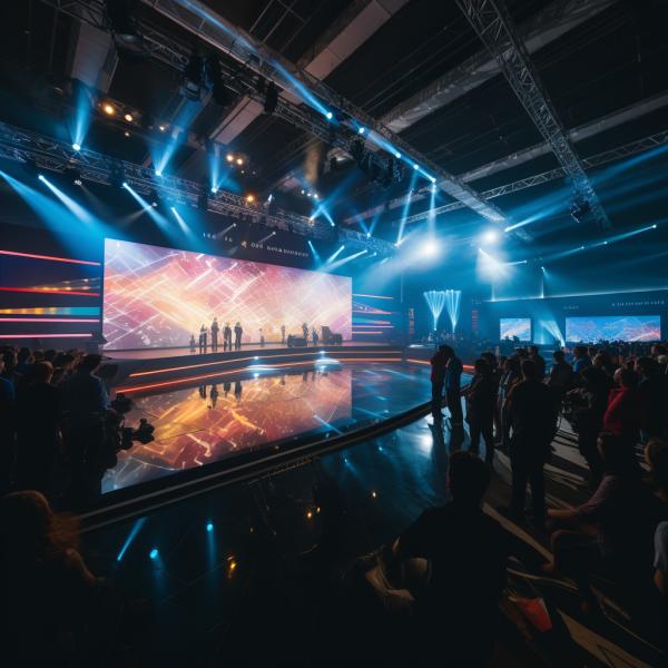 Buy cheap Outdoor P5 Stage LED Screen Rental Display Hanging Installation from wholesalers