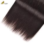 Unprocessed 3 Bundles Virgin Hair Human Bundles Natural Color With Closure
