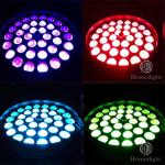 400W 36pcs 12W LED Zoom Moving Head Beam DJ Stage Lights RGBW 4in1 Control Mode