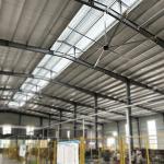 Fan Diameter 8FT-24FT PMSM Motor-Driven HVLS Ceiling Fan for Cable Production