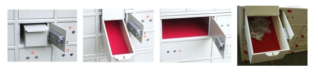 Dt-10 Valuables Deposit Safe Box Safe Deposit Box for Bank and Hotel