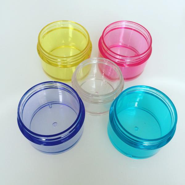 Buy cheap Roll On Sealing 15g PET Colorful Cosmetic Cream Jars from wholesalers
