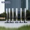 Buy cheap Geometric metal art craft forging cylindrical stainless steel sculpture from wholesalers