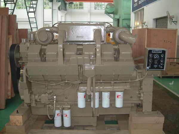 Buy cheap Professional 1000HP Boat Mechanical Diesel Engine 12 Cylinder High Speed Energy Saving from wholesalers