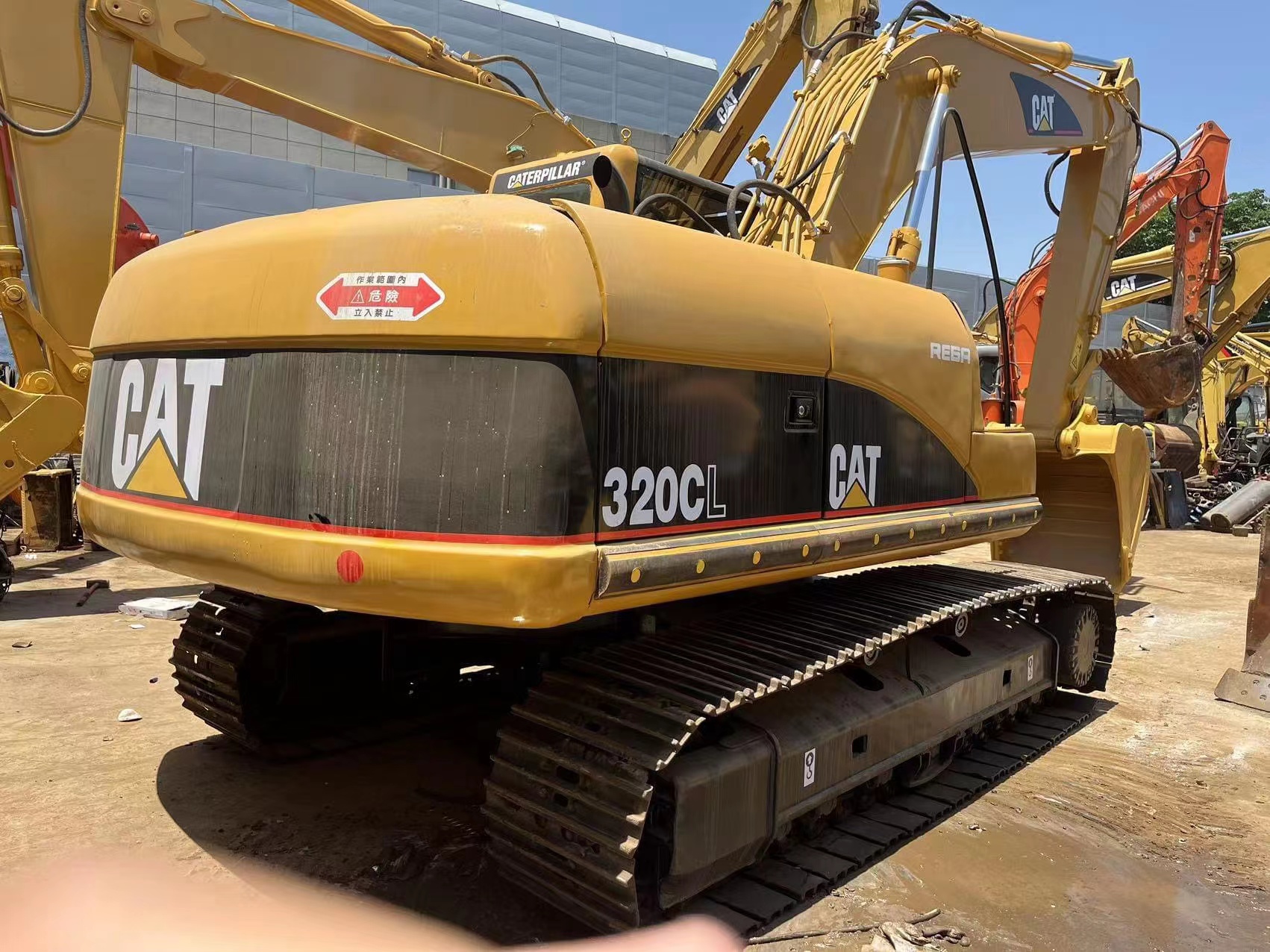 Good Condition Cat320C 20T Excavator with 0.8m3 Bucket Capacity Original Japan