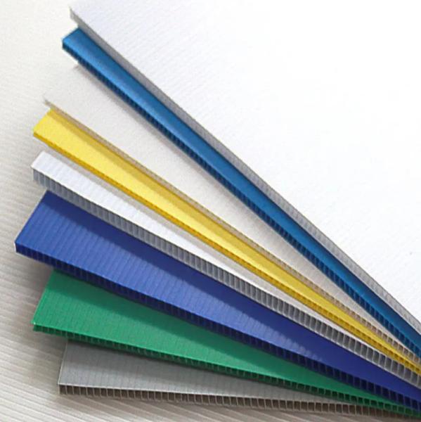 Buy cheap Polypropylene Coroplast Sheet Corrugated Plastic Board Lightweight Customized from wholesalers