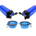 Portable Travel 2 In 1 Dog Water Bottle 12oz For Pets Outdoor Food & Water