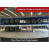 Buy cheap 4 Axle Flatbed Semi Trailer , 40 / 20ft Container Carrying Semi Flatbed Trailers from wholesalers
