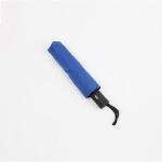 21 inch royal blue auto open close umbrella with black rubber coating plastic