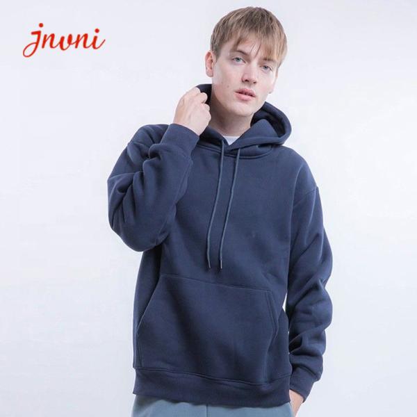 Buy cheap Thick Mens Activewear Tops Pullover 100% Pima Cotton Hoodie With Drawstrings Hood from wholesalers