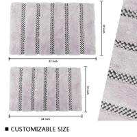 Buy cheap Yarn Weight 2100GSM Microfiber Chenille Bath Mat Comfortable Quick Dry Doormat product