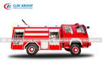 HOWO 4x4 Fire Brigade Truck With 4000 - 6000L Water Foam High Pressure Water