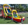 Buy cheap Quadruple Stitching Rainbow Theme PVC Water Slide For Kids from wholesalers