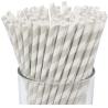 Buy cheap Good Striped 8.25" Bamboo Disposable Paper Straws from wholesalers