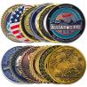 Buy cheap Metal Enamel Custom Commemorative Coin Brass Silver Plated Alloy Old 3D Coins from wholesalers