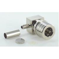 Buy cheap QMA right angle plug crimp type for RG58 coaxial cable male 50 ohm product