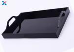 Eco - Friendly Acrylic Display Case Hotel Washing Acrylic Serving Tray