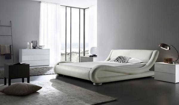 Buy cheap Italian designer upholstered leather bed king,queen size from wholesalers