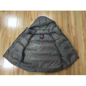 Buy cheap Grey Black Mens Puffer Vest Jacket Bubble Packable Polyester Lining from wholesalers