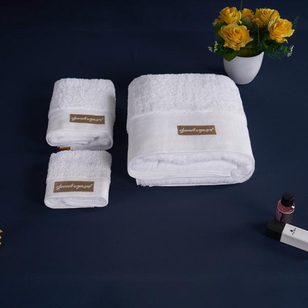 Buy cheap Logo Embroidery Hotel Towel Set 16 Yarn Spiral Towel Super Soft Anti Mite Star from wholesalers
