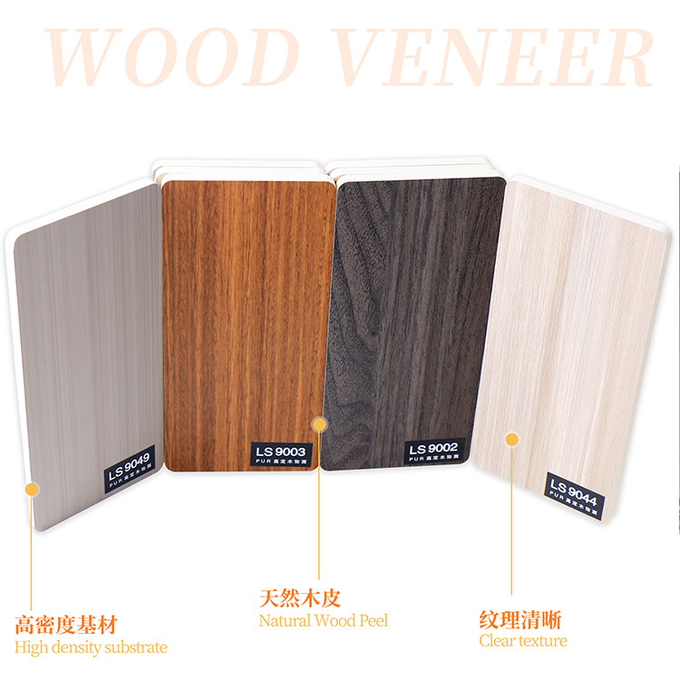 Waterproof And Mildew Proof Flat Wood Grain 1220mm Decorative PVC Wallboard Wall Panels