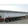 Buy cheap 53m3 Steel Fuel Tanker Semi Trailer 4 Axles For Diesel ,Oil , Gasoline, Kerosene Transport 50Ton from wholesalers
