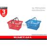 Buy cheap Supermarket Hand Held Shopping Baskets 25L , Plastic Baskets With Handles from wholesalers